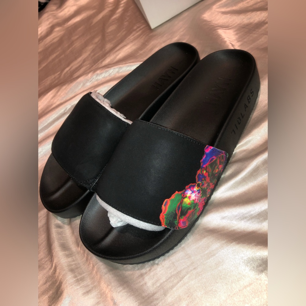 710 Labs x HAYN Black Personal Sandals